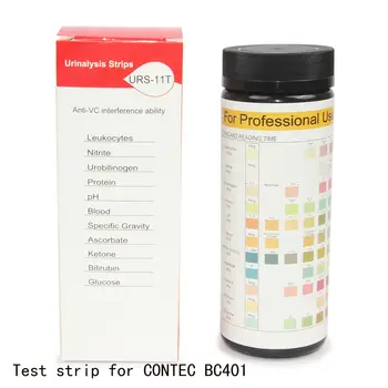 600 KOS Testnih Lističev Urina Tester Urina Reagenta Trakovi Za CONTEC BC401BT Bluetooth / BC401Urine Analyzer