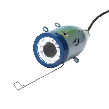 7 palčni Monitor 15m Kabel 1000TVL Podvodni Ribe Finder Fotoaparat Z Nosite Primeru 12PCS Bele LED Luči