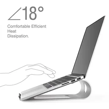 Aluminij Zlitine Laptop Stand 11-17 palčni Prenosni Nastavljiv podporno Stojalo Za Macbook Pro Non-slip Hlajenje Nosilec