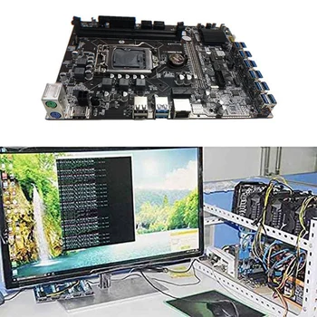 B250C Rudarstvo Matično ploščo z G3920 CPU+2XDDR4 4G 2666Mhz RAM+SATA Kabel 12XPCIE, da USB3.0 Reža za Kartico Odbor za BTC