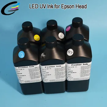 C, M, Y, K, Bela, Jasno, Roland LEJ-640 EKO LED UV tiskarske barve in Črnila