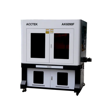Celotno Zaprta Aluminija CNC Graviranje Stroj Fiber Laser Označevanje Kovinskih 6090 Velikost