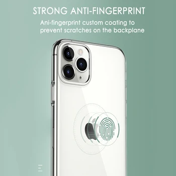 Debelo 50pcs/veliko Ultra Tanek Jasno Telefon Primeru Silikonski Mehko Nazaj Kritje Za Iphone 11 Pro Xs Max X 8 7 6s Plus 5 Mp 11 Xr Primeru