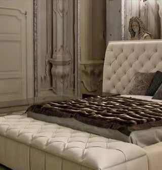 Evropski zakonsko posteljo svetlobno razkošje trojno postelji udobno spalnico sponke postelja moderna preprosta postelja