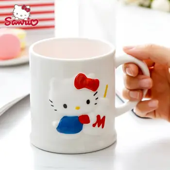 Hello Kitty Urad Risanka Keramični Kreveljiti Ženske Pitne Srčkan Vrč Kave Nekaj Pokal