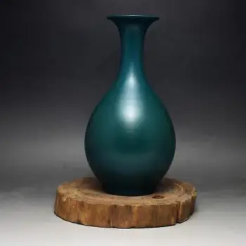 Lepe pav zelena starinsko vazo iz porcelana obrti