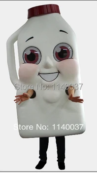 Mleko plastično steklenico, maskota kopalke po meri fancy kostum anime cosplay mascotte temo pustna pustni kostum