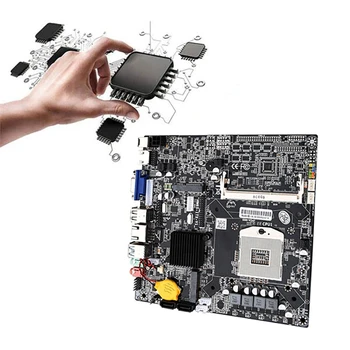 NOVO-HM65 Vse-V-Enem Motherboard PGA988 DDR3 RAM Mini POS Oglaševanje Pralni Motherboard Podpira I3/I5/I7 Serije Procesorjev