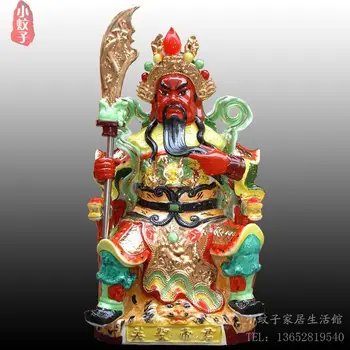 Obrtni dom dekoracija dodatna oprema dekor 24 palčni vertikalni nož sedel Guan keramični Fortuna Wu barve proces resnično bogastvo Gua