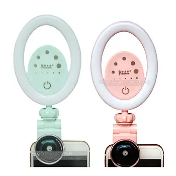 Pametni telefon webcam Yidoblo lepoto selfie svetlobni obroč oblikovan DS-06 touch senzor mobilni telefon pribor s objektiv