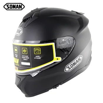 SOMAN Sm961ece standard motorno kolo dirke čelada za moške in ženske na prostem, vožnja motocikla dodatki