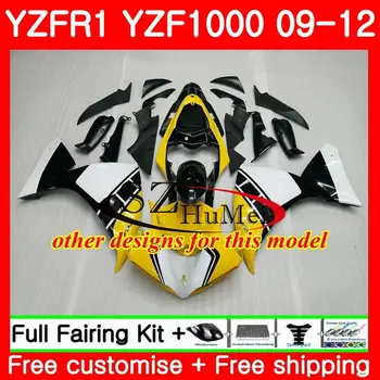 Telo Za YAMAHA YZF-R1 YZF1000 R 1 YZF-1000 77SH3 YZF 1000 YZFR1 09 10 11 12 YZF R1 2009 2010 2011 2012 Fairings Tovarne modra