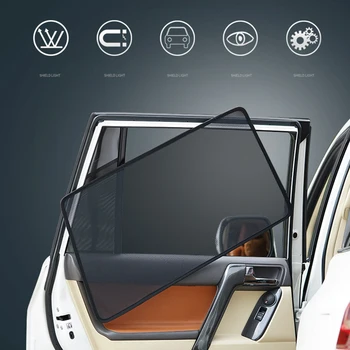 Za Volkswagen VW Atlas 2017 2018 2019 2020 Magnetna Avto Dežnik Očesa Dežnik Strani Okna Sonce Vizir za zaščito pred soncem Izolacija